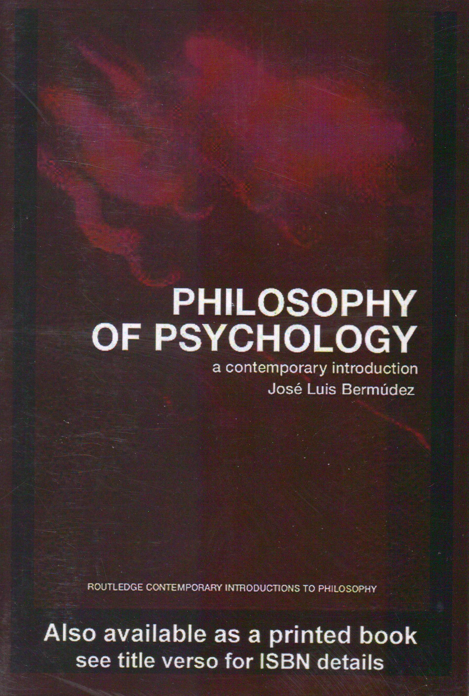Philosophy of Psychology
